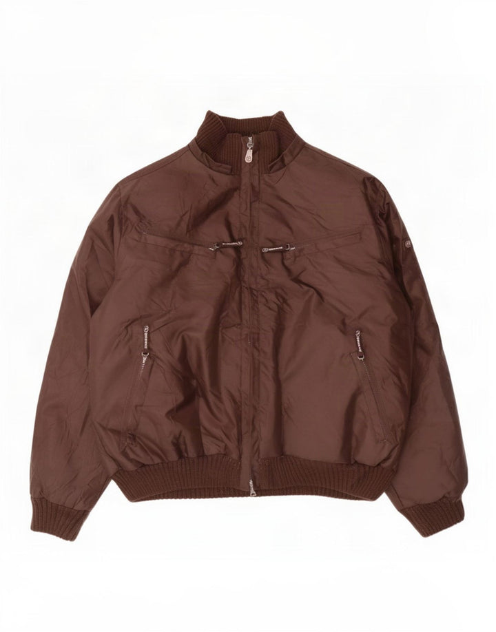Jachetă căptușită vintage pentru bărbați UK 42 XL Maro Poliester