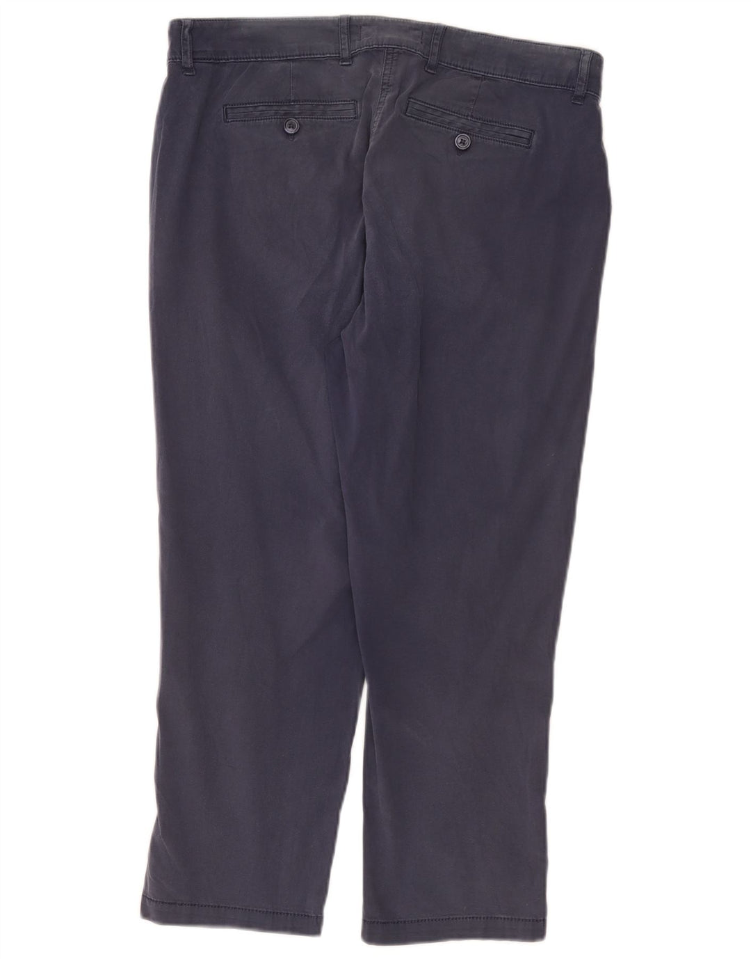 Pantaloni tăiați pentru femei Marks & Spencer UK 12 Medium W32 L24 Bleumarin