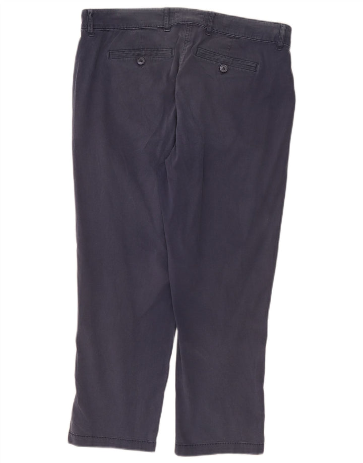 Pantaloni tăiați pentru femei Marks & Spencer UK 12 Medium W32 L24 Bleumarin