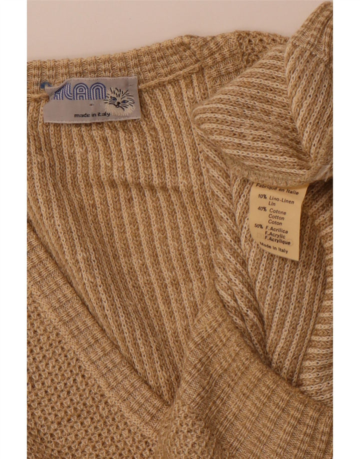 VINTAGE Vestă pentru bărbați Tank Top Mediu Bej In