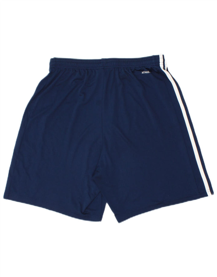 Pantaloni scurți de sport Adidas Aeroready pentru bărbați, poliester mediu albastru