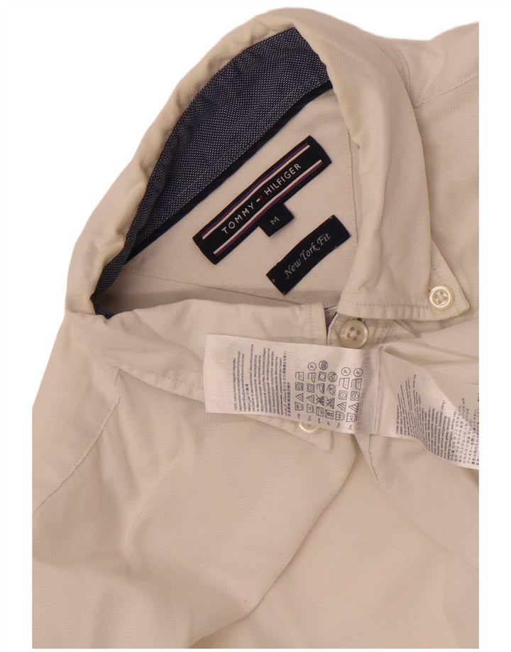 Cămașă pentru bărbați Tommy Hilfiger New York Fit, bumbac alb mediu
