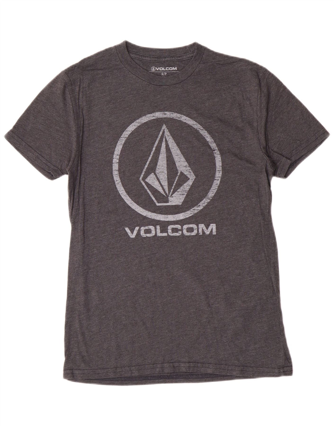 Tricou grafic pentru bărbați Volcom Top mic, gri, bumbac