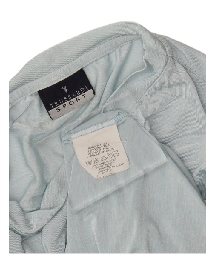 TRUSSARDI Tricou Bărbați Top Mediu Albastru Poliamidă