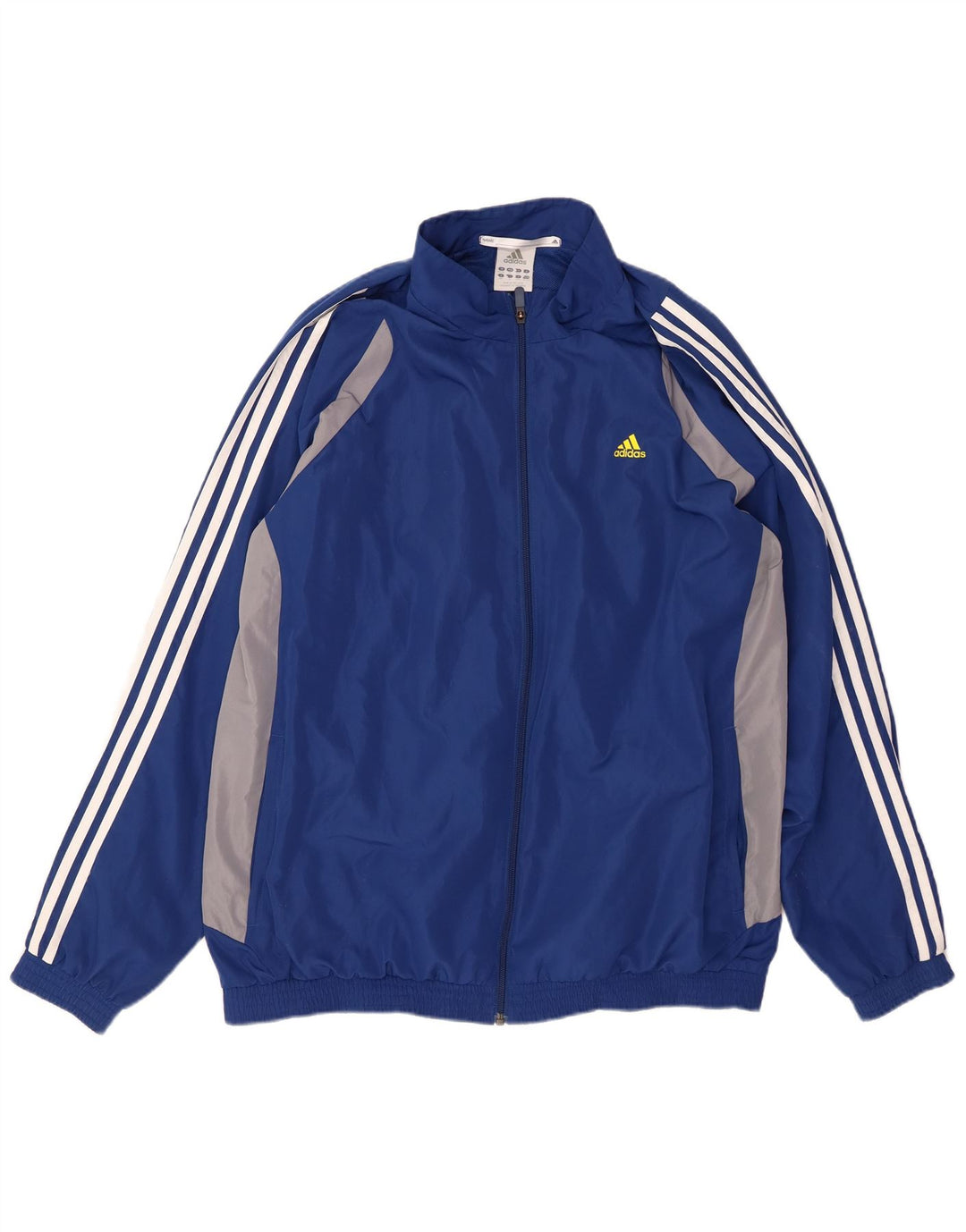 Jachetă de trening Climalite pentru bărbați ADIDAS UK 48/50 XL, albastru, bloc de culoare