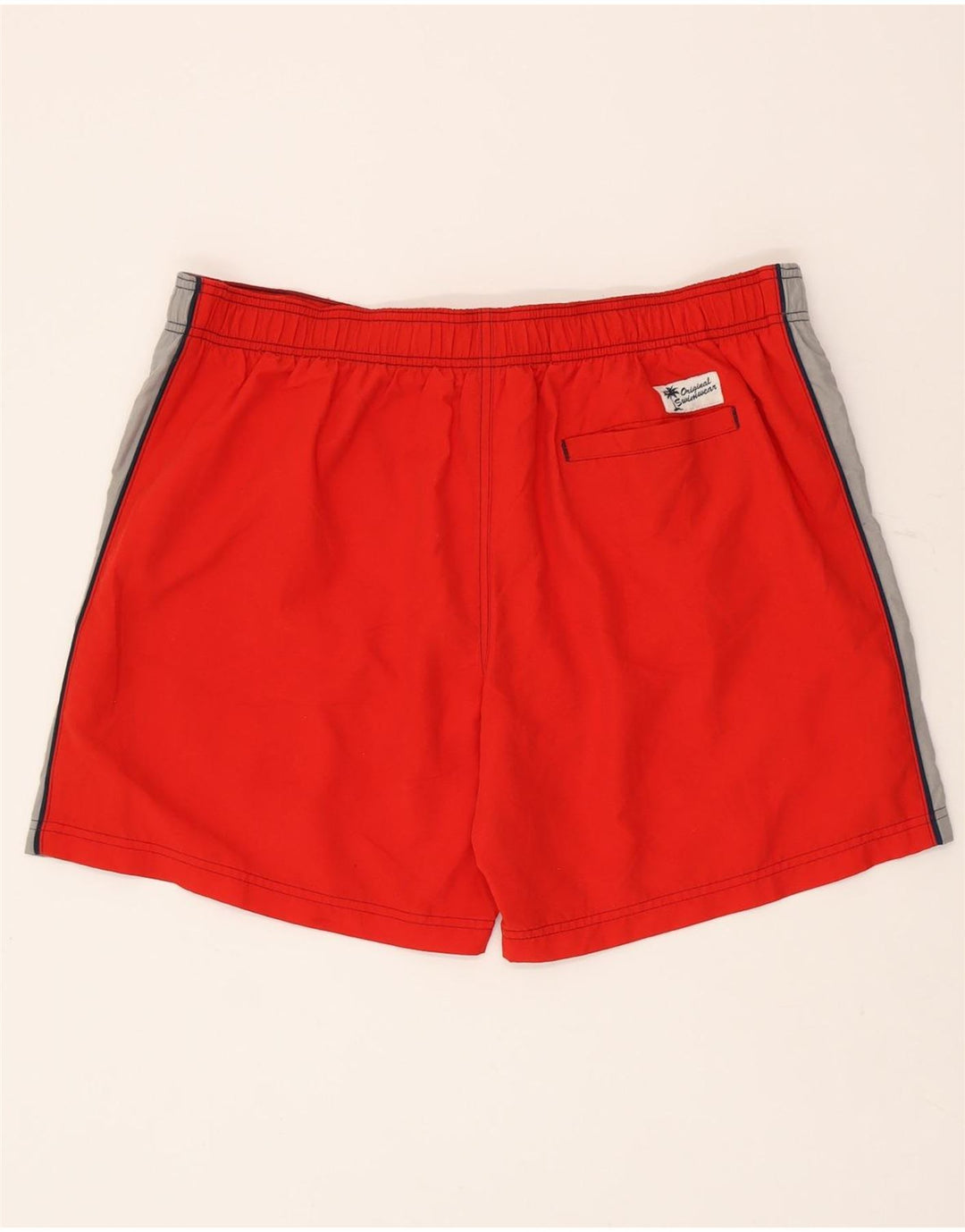 Pantaloni scurți de înot pentru bărbați Marks & Spencer XL, roșu, poliester color bloc
