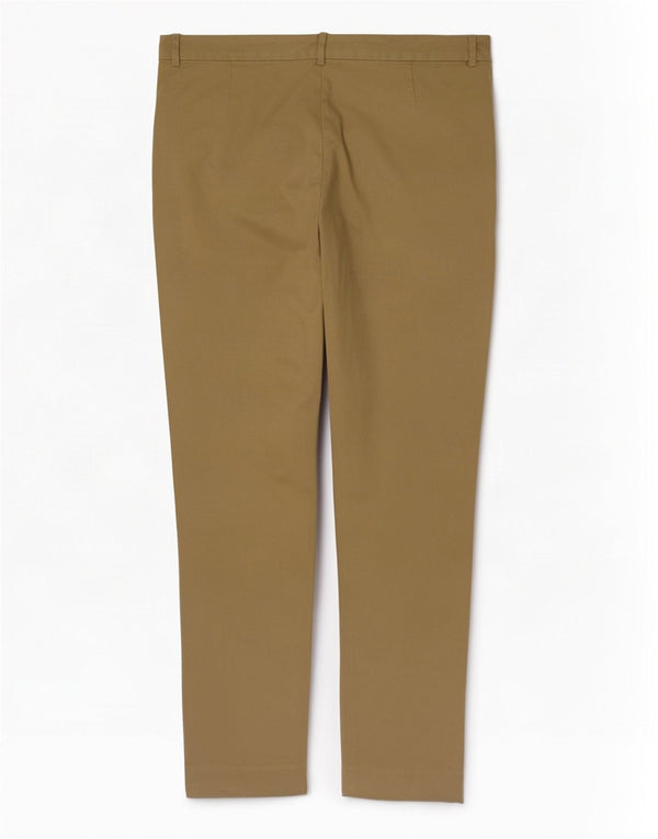 Pantaloni cropped Hobbs pentru femei UK 14 mare L32 L25 bumbac bej