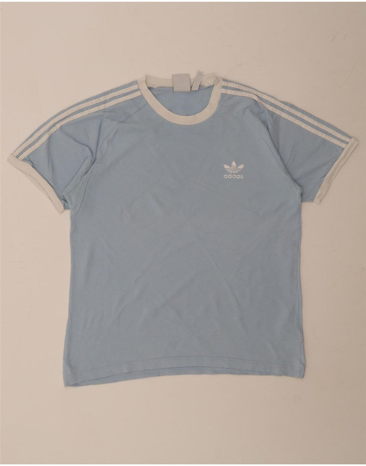 Tricou pentru bărbați Adidas Top mare, albastru, bumbac