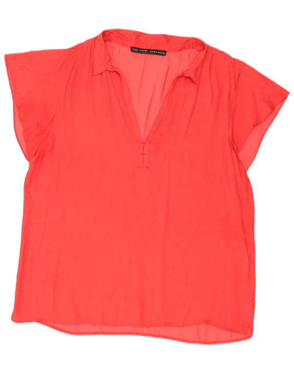 Bluză pentru femei Zara UK 16 Large Red