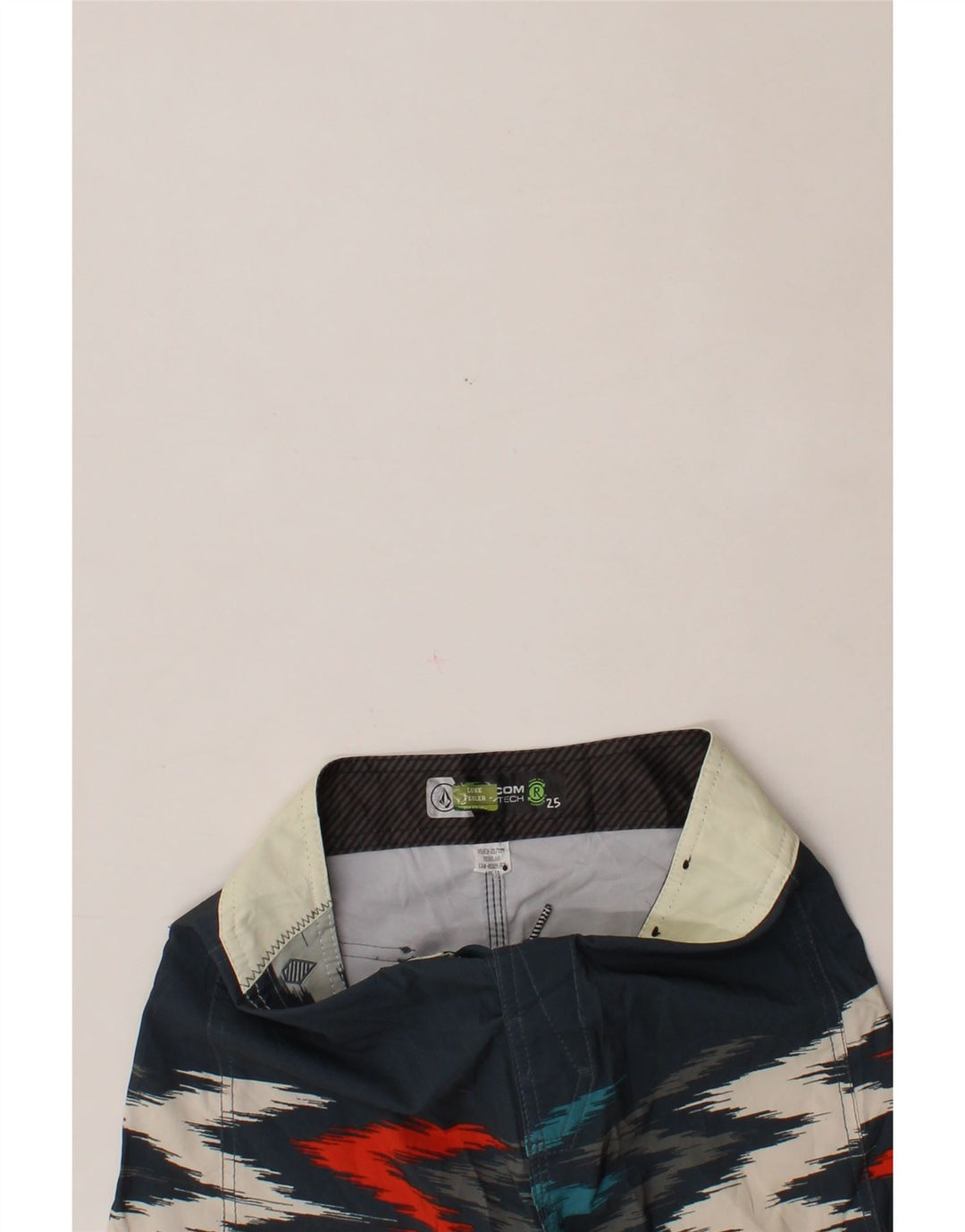 VOLCOM Boys Swimming Shorts 9-10 Years  Navy Blue Colourblock Vintage Volcom and Second-Hand Volcom from Messina Hembry 