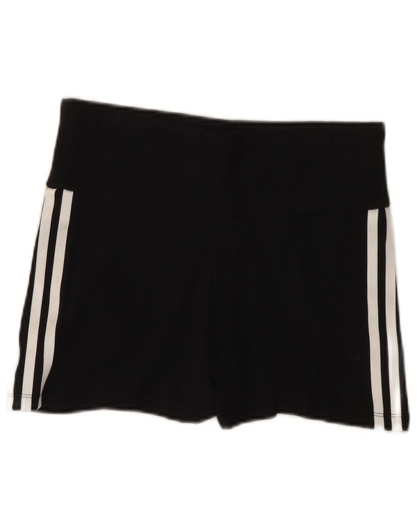 Pantaloni scurți sport Adidas pentru femei UK 12/14 Medium Black Bumbac