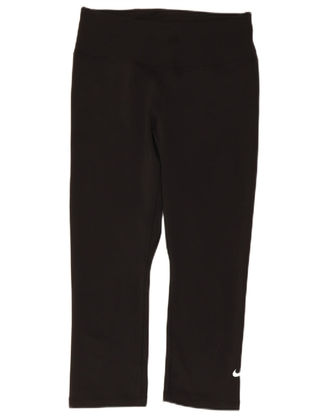 Leggings capri Nike Dri Fit pentru femei UK 10 Poliester negru mic