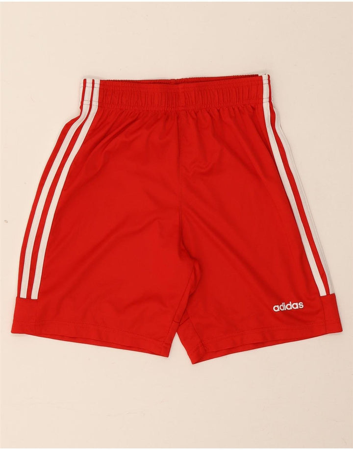 Pantaloni scurți sport adidas băieți 13-14 ani poliester roșu