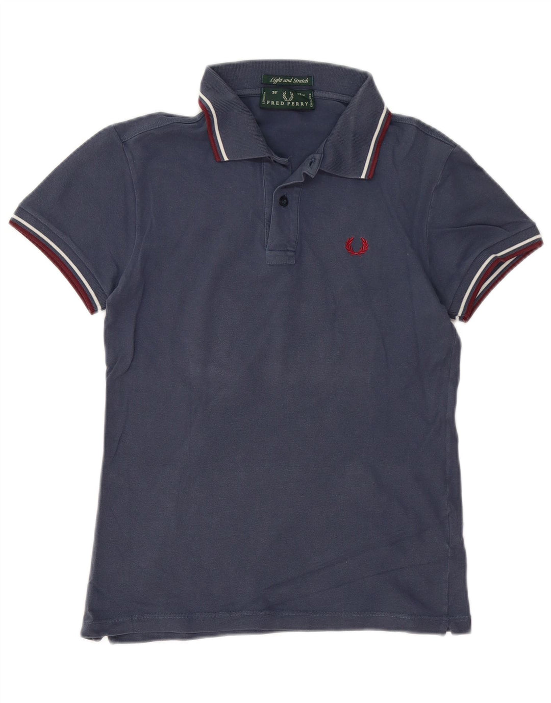 Cămașă polo FRED PERRY pentru bărbați, bumbac, albastru bleumarin