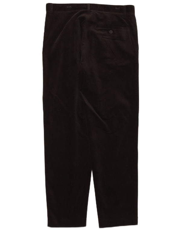 Pantaloni chino din catifea pentru femei cu talie înaltă Cos EU 48 2XL W32 L30 bumbac negru