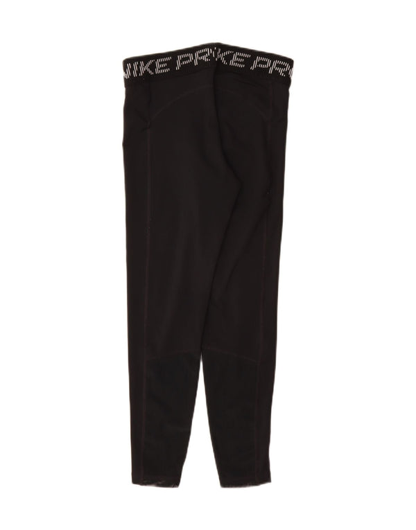 Leggings Nike Dri Fit Graphic pentru femei UK 10 Small Black