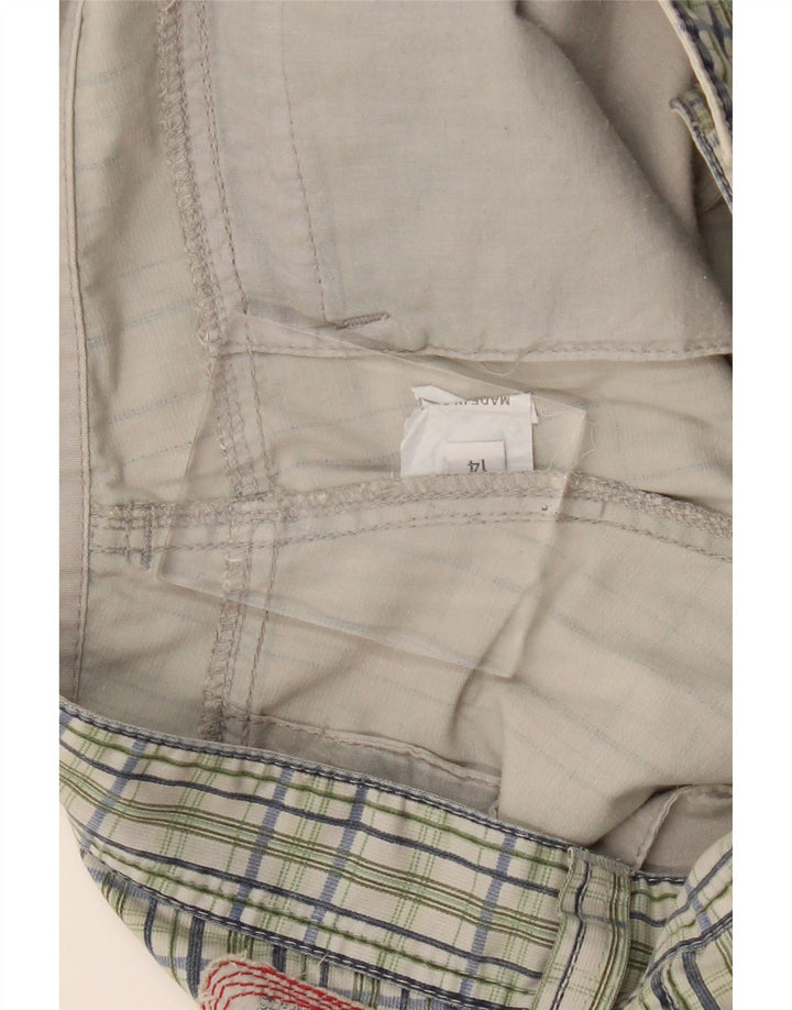 Pantaloni scurți chino Guess pentru femei UK 14 Large W32 Multicolor Check