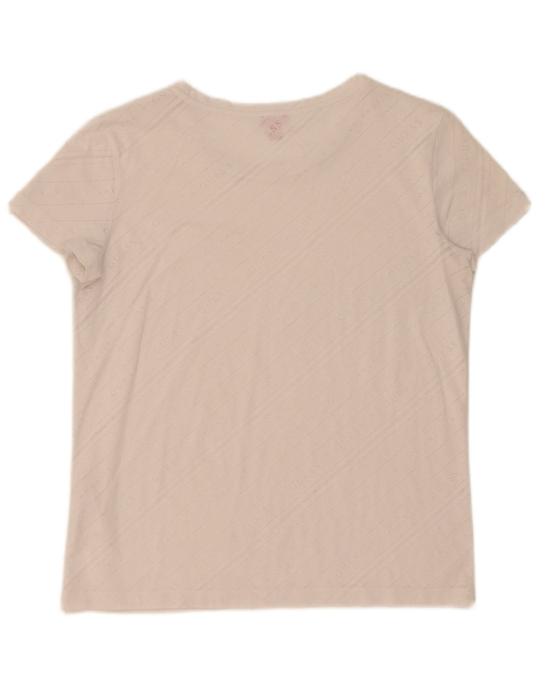 Tricou grafic Guess pentru femei Top UK 10 Small Off White