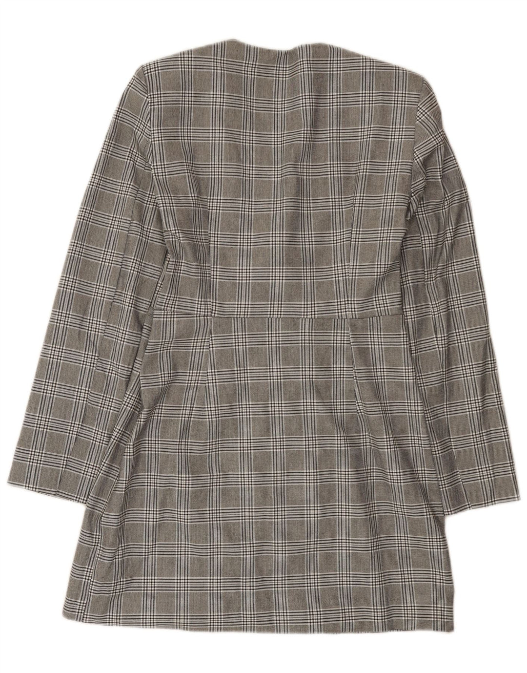 Rochie teacă pentru femei Zara UK 14, mare, gri, poliester cu picioare de găină