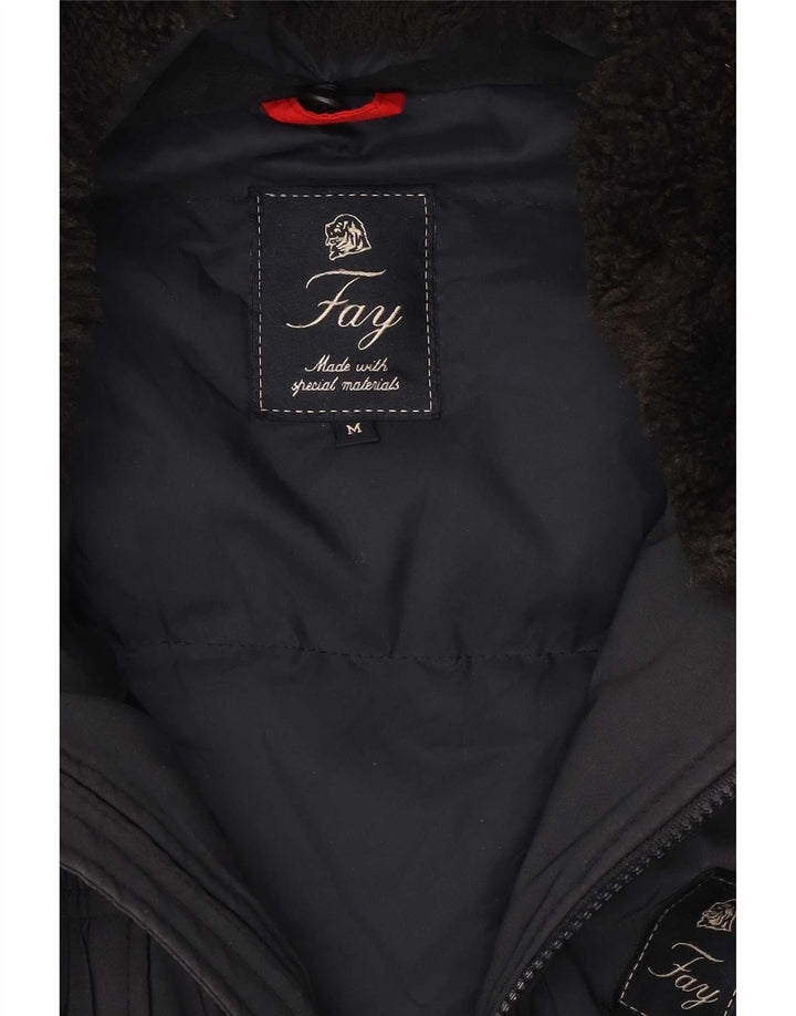 Jachetă căptușită pentru bărbați Fay UK 38 Medium Bleumarin