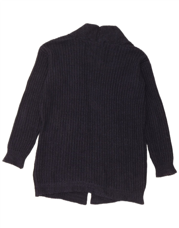 Pulover cardigan supradimensionat pentru femei Superdry UK 10 Mic bleumarin