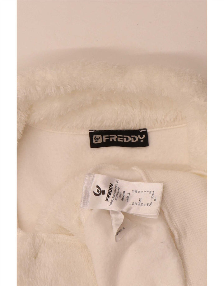 Jachetă de trening supradimensionată pentru femei Freddy UK 10 Small White