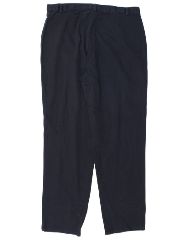 DOCKERS Pantaloni casual pentru femei cu talie înaltă US 16 2XL W34 L30 bleumarin