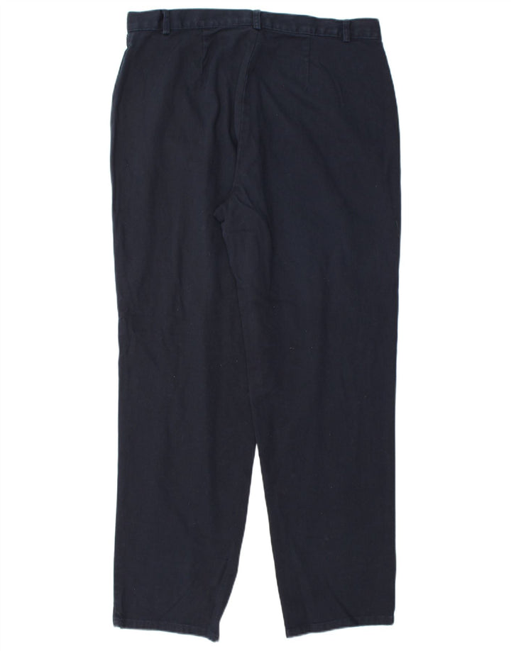 DOCKERS Pantaloni casual pentru femei cu talie înaltă US 16 2XL W34 L30 bleumarin