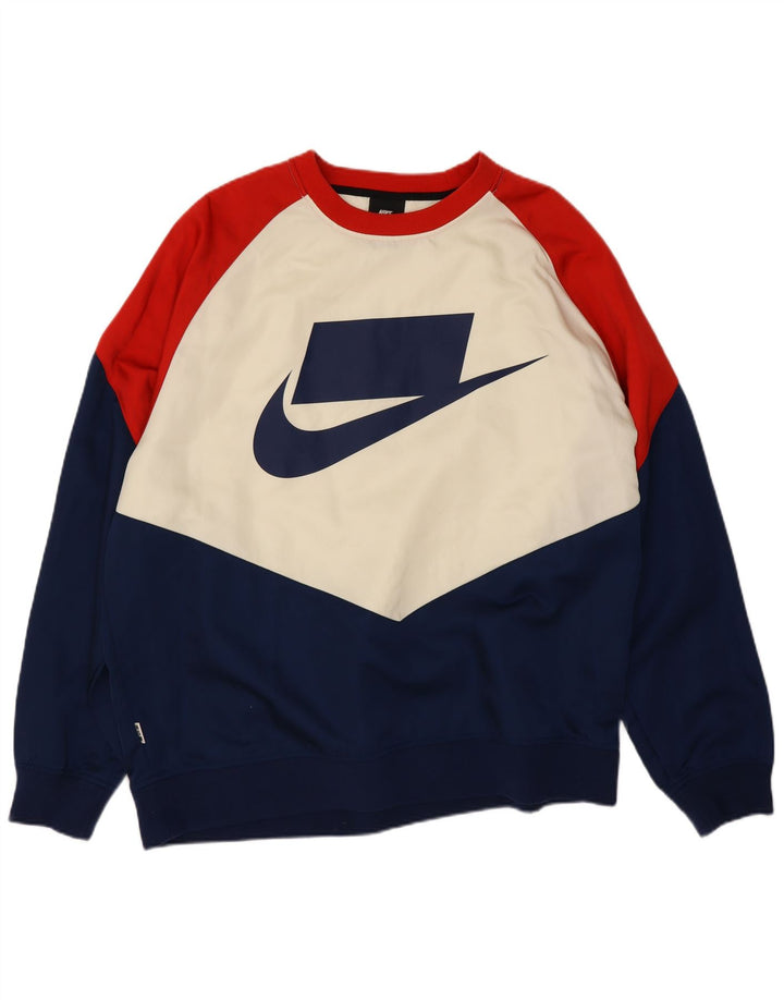 Hanorac grafic pentru bărbați Nike Pulover mare, multicolor, din nailon