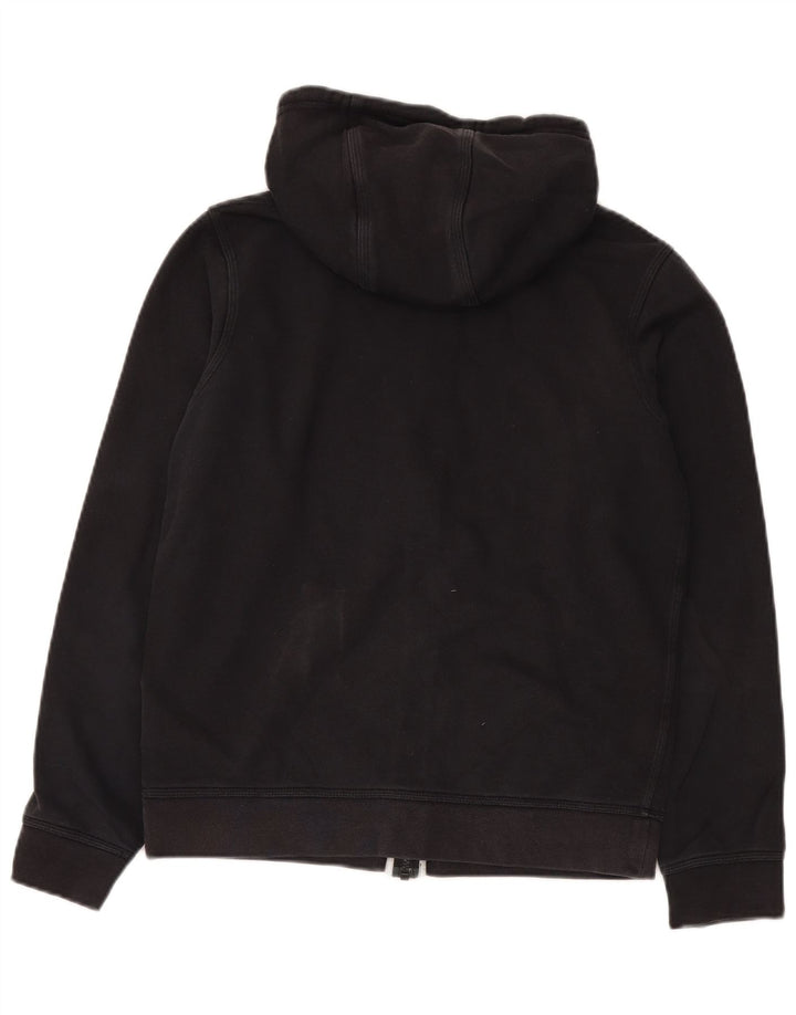 Pulover Nike pentru bărbați, cu fermoar, bumbac, negru