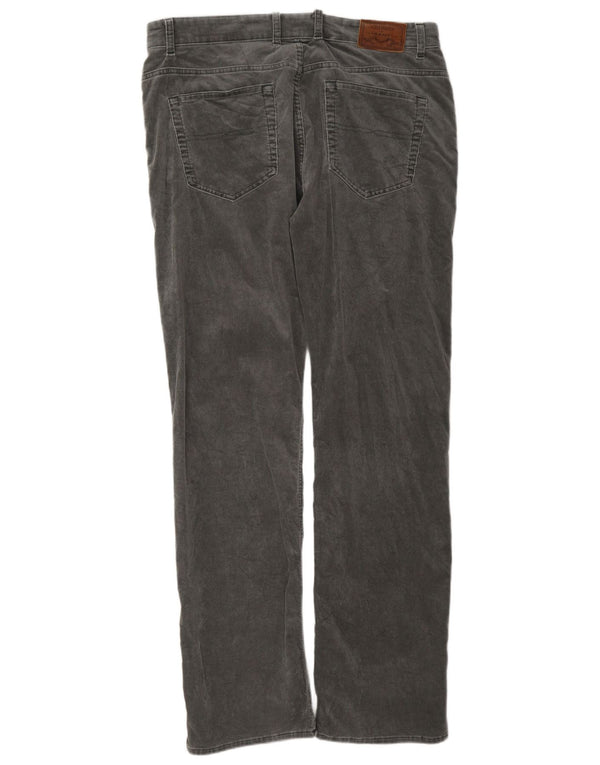 Gant Pantaloni Jason drepti pentru bărbați, din catifea, L38 L36, gri bumbac