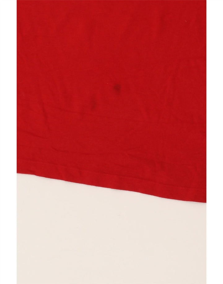 NIKE Mens T-Shirt Top Small Red Cotton Vintage Nike and Second-Hand Nike from Messina Hembry 