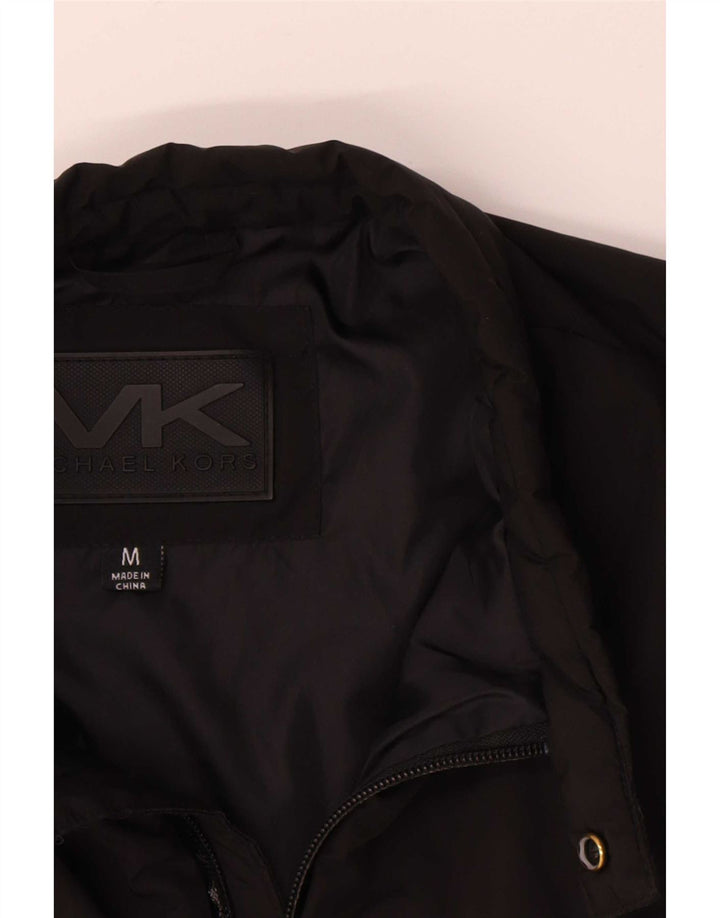 Gilet căptușit pentru bărbați Michael Kors UK 38 Medium Black Poliester