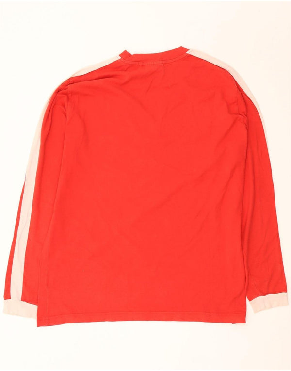 Tricou cu mânecă lungă Puma pentru bărbați, roșu, color block
