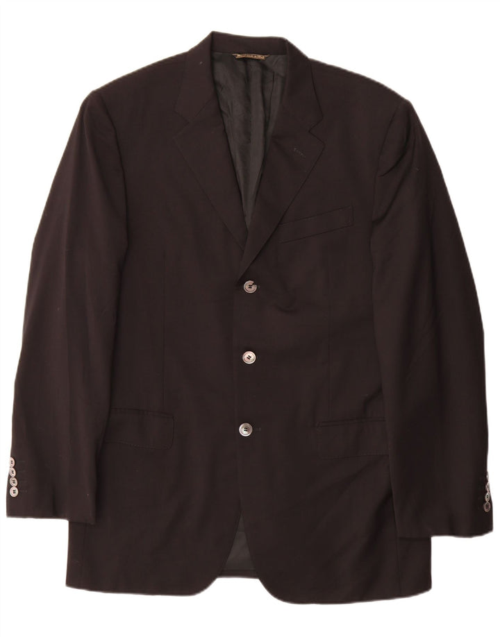 Jachetă pentru bărbați Cerruti 1881 cu 3 nasturi IT 50 Large Black