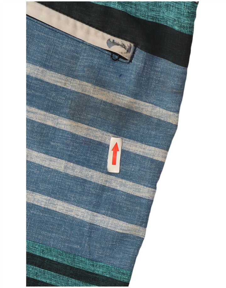 Pantaloni scurți de înot grafic pentru bărbați Hurley, poliester cu dungi mari, multicolore