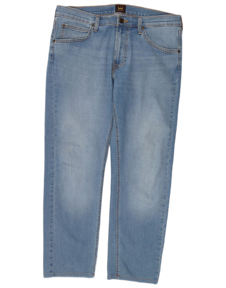 Blugi drepti Lee Daren Zip Fly pentru femei W33 L30 bumbac albastru