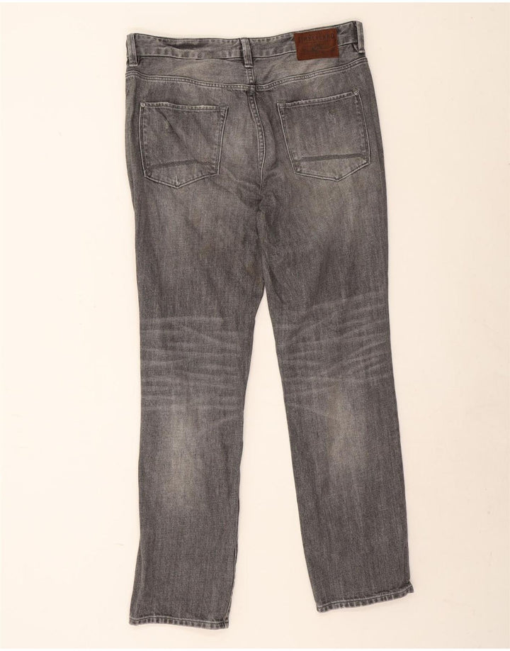 Blugi drepte pentru bărbați Timberland Thompson W34 L30 bumbac gri