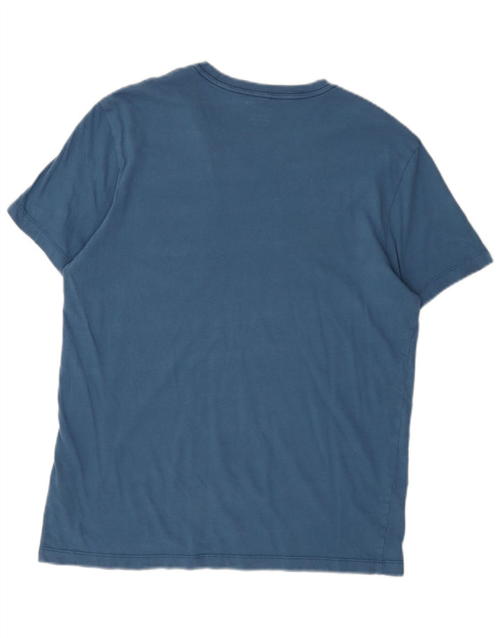 Tricou Slim Fit pentru bărbați J. CREW Top din bumbac albastru mediu