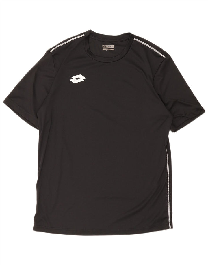 Tricou Bărbați Lotto Top Mare Poliester Negru