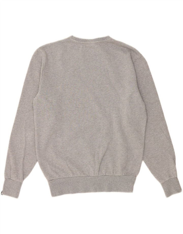 ELLESSE Womens Sweatshirt Jumper UK 14 Medium Grey Cotton Vintage Ellesse and Second-Hand Ellesse from Messina Hembry 