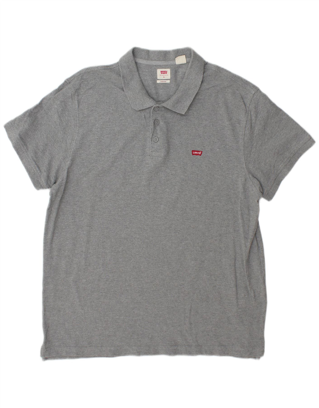 Cămașă polo standard pentru bărbați Levi's XL bumbac gri