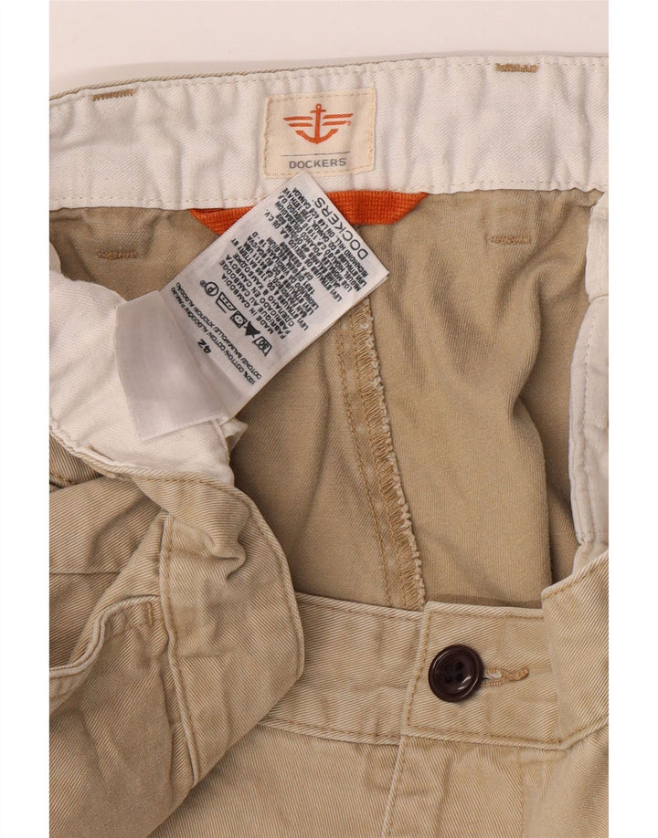DOCKERS Mens Chino Shorts W42 2XL Beige Cotton Vintage Dockers and Second-Hand Dockers from Messina Hembry 