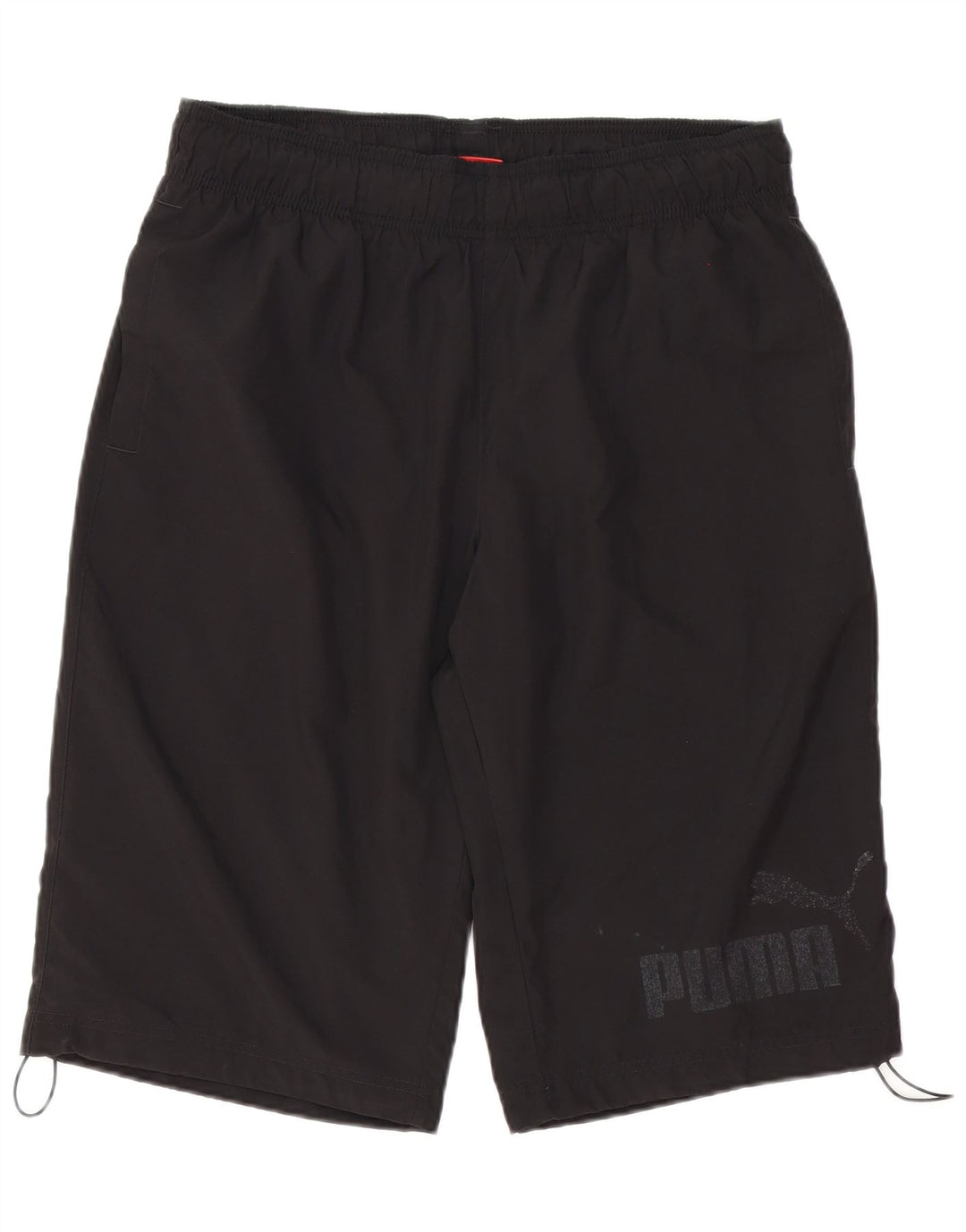 Pantaloni scurți sport grafic Puma pentru bărbați, mari, negru, poliester