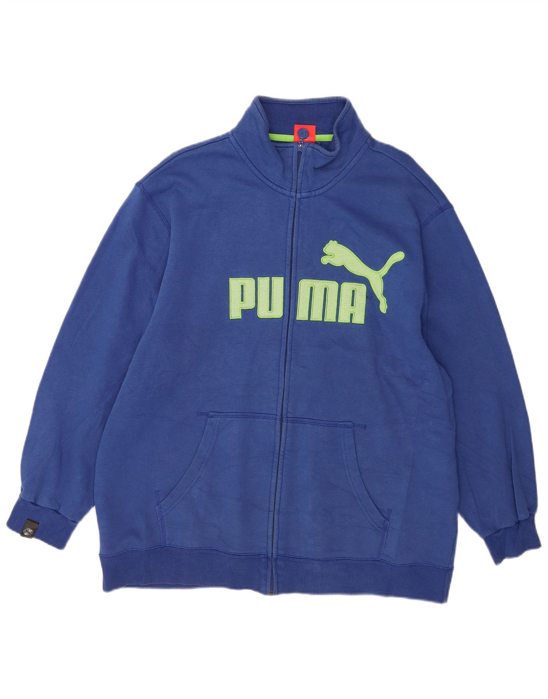 Jachetă pentru trening Puma pentru bărbați, 2XL, albastru, bumbac