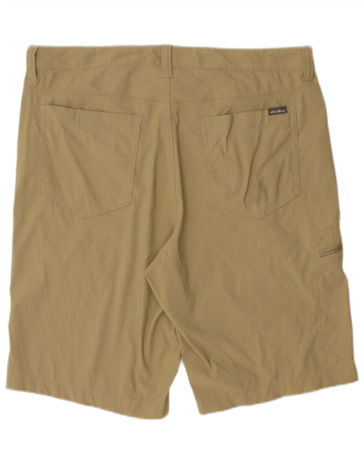 Pantaloni scurți cargo pentru bărbați Eddie Bauer W34 nailon mare kaki