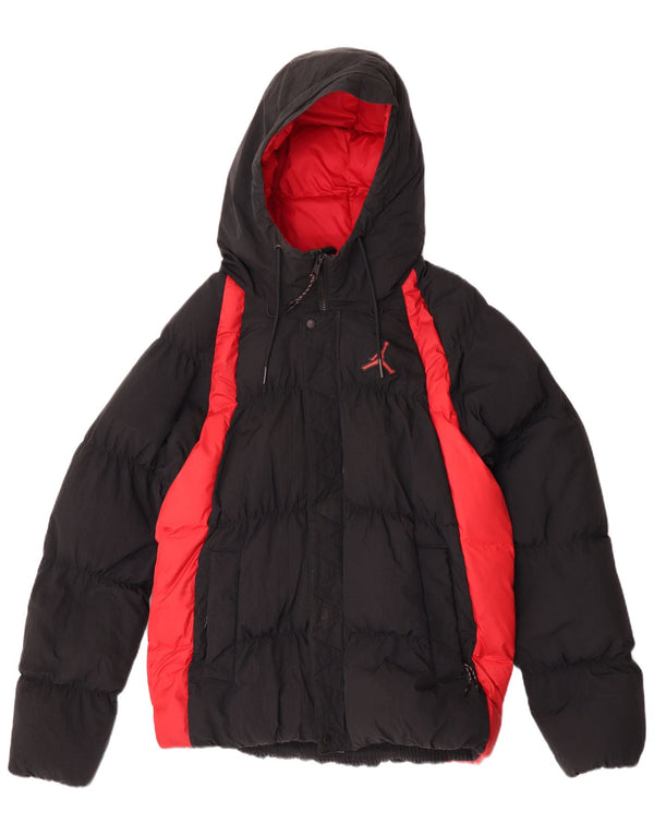 Jachetă căptușită cu glugă pentru bărbați Jordan UK 36 Small Black Colorblock