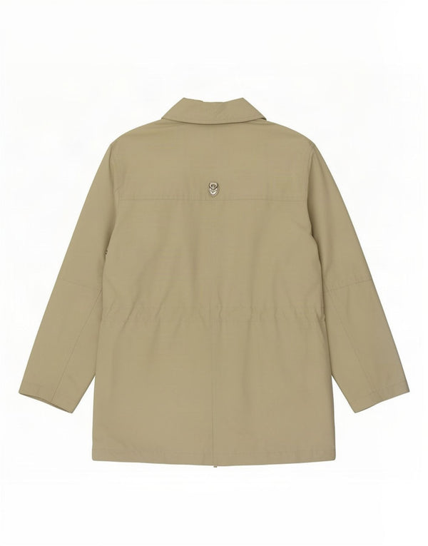 Piero Guidi Womens Utility Jacket UK 12 Medium Beige Nylon