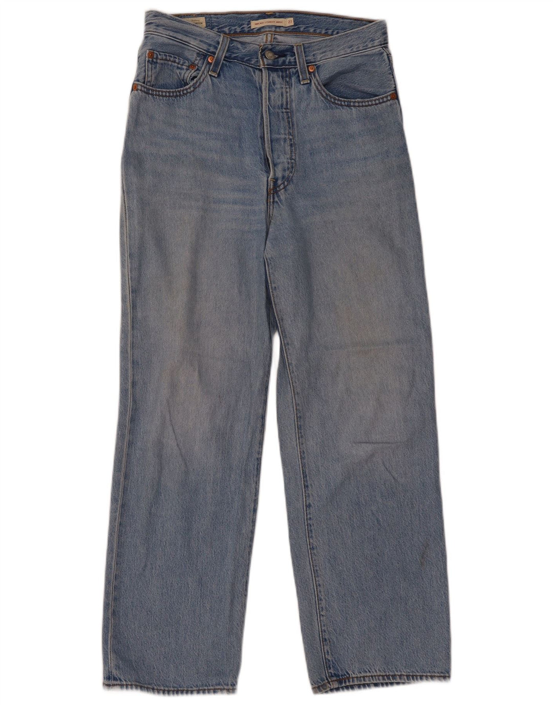 Blugi drepti pentru femei LEVI'S Ribcage W27 L27 Bumbac albastru