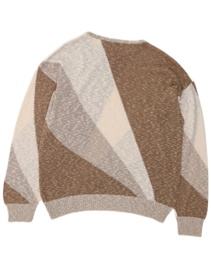 Pulover Panizza pentru bărbați cu decolteu rotund, mare, multicolor